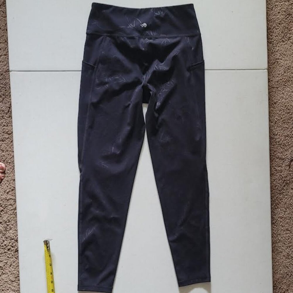 Women's Ideology black yoga pants with deep pockets -Size S